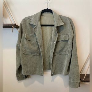 M green corduroy jacket